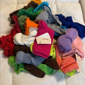 Colorful Assorted Socks Collection - 20 pairs fits up to size 9.5